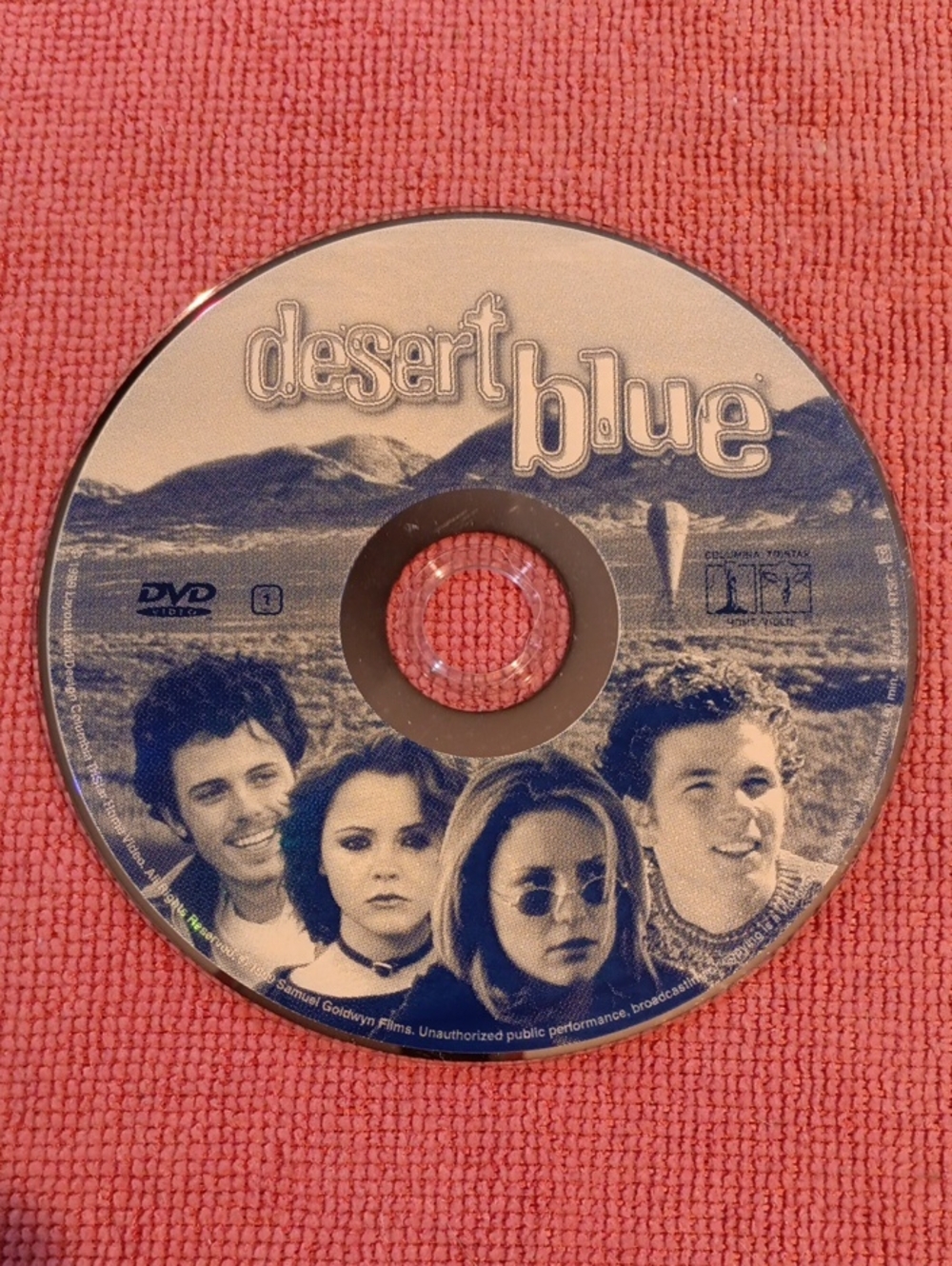 2/$12 Desert Blue DVD *NO CASE*